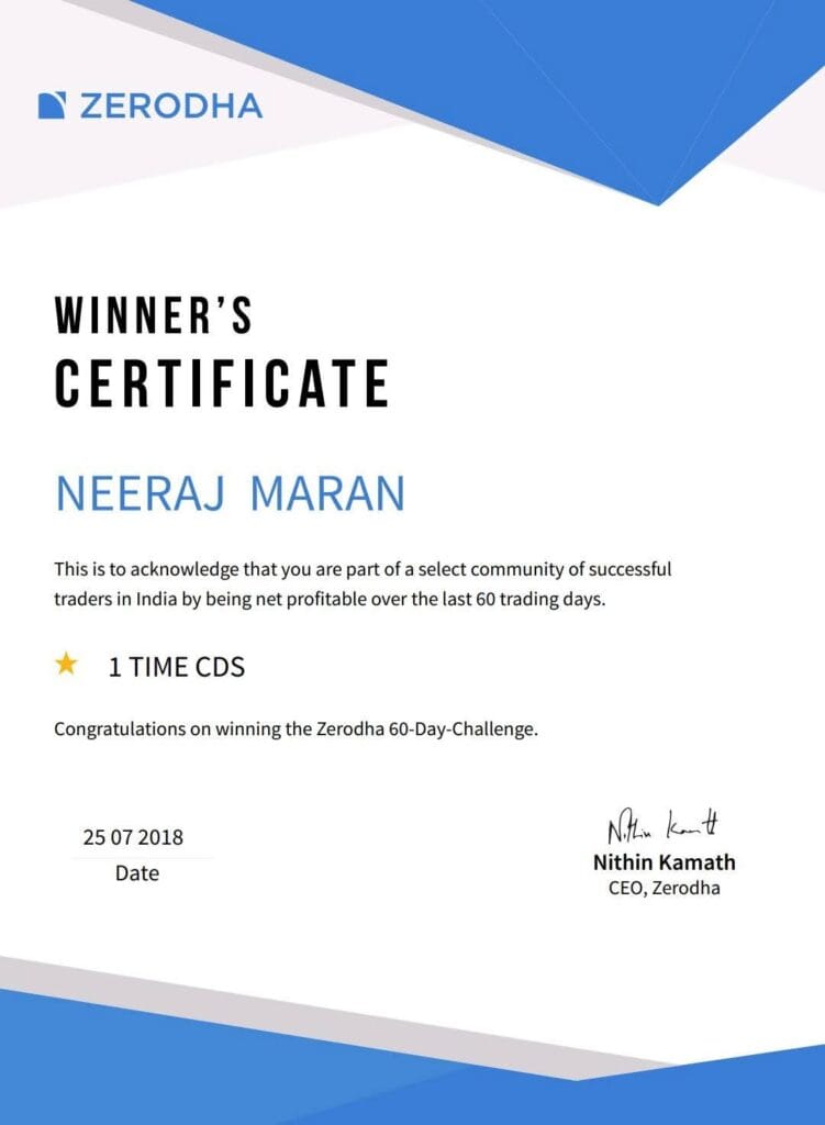 Rupee Rituals author CDS certificate