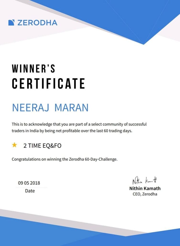 Rupee rituals author EQ FO certificate